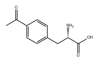 3-(4-ACETYLPHENYL)-2-AMINOPROPANOIC ACID HYDROCHLORIDE 结构式
