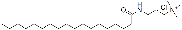 trimethyl-3-[(1-oxooctadecyl)amino]propylammonium chloride Structure