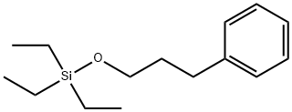 1-Phenyl-3-(triethylsiloxy)propane Struktur