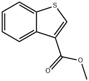 Benzo[b]thiophene-3-carboxylic acid methyl ester Structure