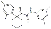 N-(3,5-Dimethylphenyl)-4',6'-dimethylspiro[cyclohexane-1,3'-[3H]indole]-2'-carboxamide Structure