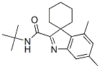 N-tert-Butyl-4,6-dimethylspiro[3H-indole-3,1'-cyclohexane]-2-carboxamide Structure