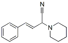 2-Piperidino-4-phenyl-3-butenenitrile Structure