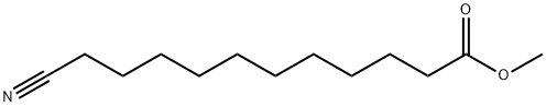 11-シアノウンデカン酸メチル 化学構造式