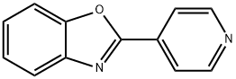 2-(4-ピリジル)ベンゾオキサゾール 化学構造式