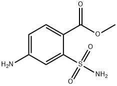 4-氨基-2-氨基磺酰基苯甲酸甲酯 结构式