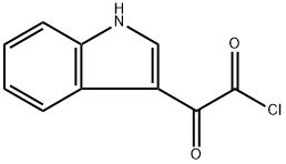 INDOLE-3-GLYOXYLYL CHLORIDE Struktur