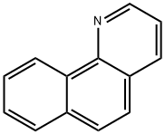 ベンゾ[h]キノリン 化学構造式
