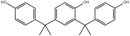 2,4-bis[1-(4-hydroxyphenyl)isopropyl]phenol Struktur