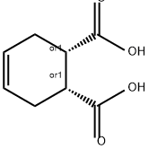 顺-4-环己烯-1,2-二羧酸, 2305-26-2, 结构式