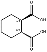 反-1,2-环己烷二甲酸 结构式