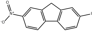 2-ニトロ-7-ヨード-9H-フルオレン 化学構造式