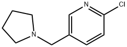 2-chloro-5-(pyrrolidin-1-ylmethyl)pyridine Structure
