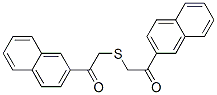 1-NAPHTHALEN-2-YL-2-(2-NAPHTHALEN-2-YL-2-OXO-ETHYLSULFANYL)-ETHANONE Structure