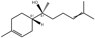 (1S,αS)-α,4-ジメチル-α-(4-メチル-3-ペンテニル)-3-シクロヘキセン-1-メタノール 化学構造式