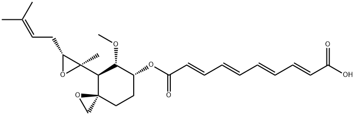 烟曲霉素, 23110-15-8, 结构式