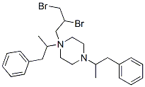 1,4-bis(1-phenylpropan-2-yl)-1-prop-2-enyl-2,3,5,6-tetrahydropyrazine bromide 结构式