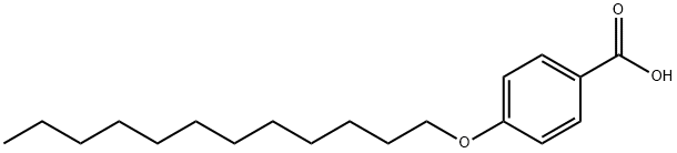 4-十二烷氧基苯甲酸, 2312-15-4, 结构式