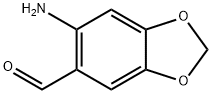 6-氨基苯并[1,3]二氧杂环戊烯-5-甲醛 结构式