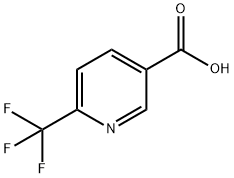 6-(トリフルオロメチル)ニコチン酸 化学構造式
