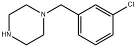 1-(3-クロロベンジル)ピペラジン 化学構造式