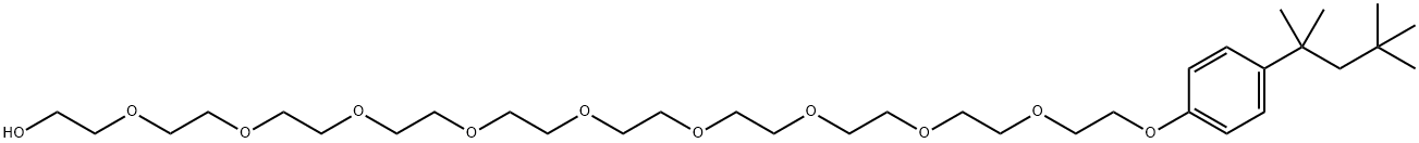 辛基酚聚醚-10, 2315-66-4, 结构式