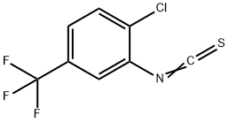 2-氯-5-三氟甲基异硫氰酸苯酯, 23165-49-3, 结构式