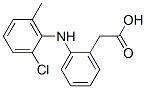 [2-(2-Chloro-6-methylanilino)phenyl]acetic acid Structure