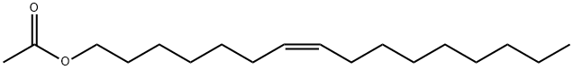 酢酸(Z)-7-ヘキサデセニル 化学構造式