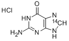 GUANINE-8-14C HYDROCHLORIDE Structure