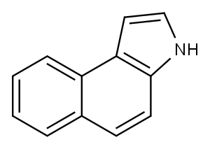 3H-ベンゾ[e]インドール 化学構造式