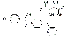 4-Benzyl-1-[β,4-dihydroxy-α-methylphenethyl]piperidiniumhydrogentartrat