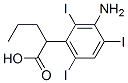 2-(3-Amino-2,4,6-triiodophenyl)valeric acid Structure