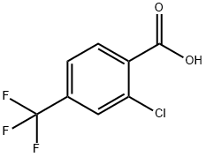 2-氯-4-三氟甲基苯甲酸, 23228-45-7, 结构式