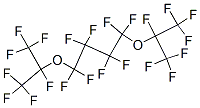 1,4-ビス(ヘプタフルオロイソプロポキシ)オクタフルオロブタン 化学構造式