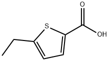 5-エチル-チオフェン-2-カルボン酸 化学構造式