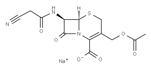Cefacetrile sodium Struktur