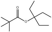 Propanoic acid, 2,2-diMethyl-, 1,1-diethylpropyl ester Struktur