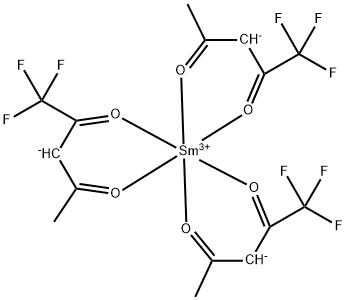 サマリウムトリフルオロアセチルアセトナート 化学構造式