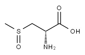 S-甲基-D-半胱氨酸亚砜 结构式