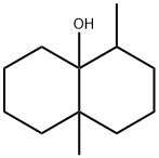 octahydro-4,8a-dimethyl-4a(2H)-naphthol  Struktur