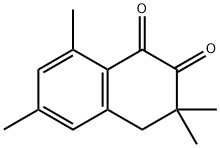 3,3,6,8-TETRAMETHYL-1,2,3,4-TETRAHYDRONAPHTHALENE-1,2-DIONE Struktur