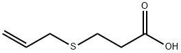 3-(アリルチオ)プロピオン酸 化学構造式