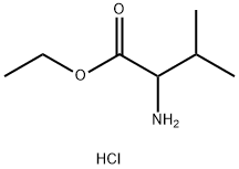 DL-缬氨酸乙酯盐酸盐 结构式