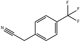 4-(トリフルオロメチル)フェニルアセトニトリル 化学構造式
