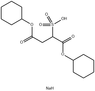 ソジオスルホこはく酸ジシクロヘキシル 化学構造式