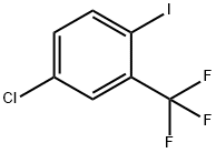 5-氯-2-碘三氟甲苯, 23399-77-1, 结构式