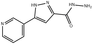 5-(Pyridin-3-yl)-1H-pyrazole-3-carbohydrazide ,97% Structure