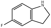 5-氟吲哚啉 结构式