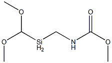 METHYL [N-(DIMETHOXYMETHYL)SILYLMETHYL]CARBAMATE Structure